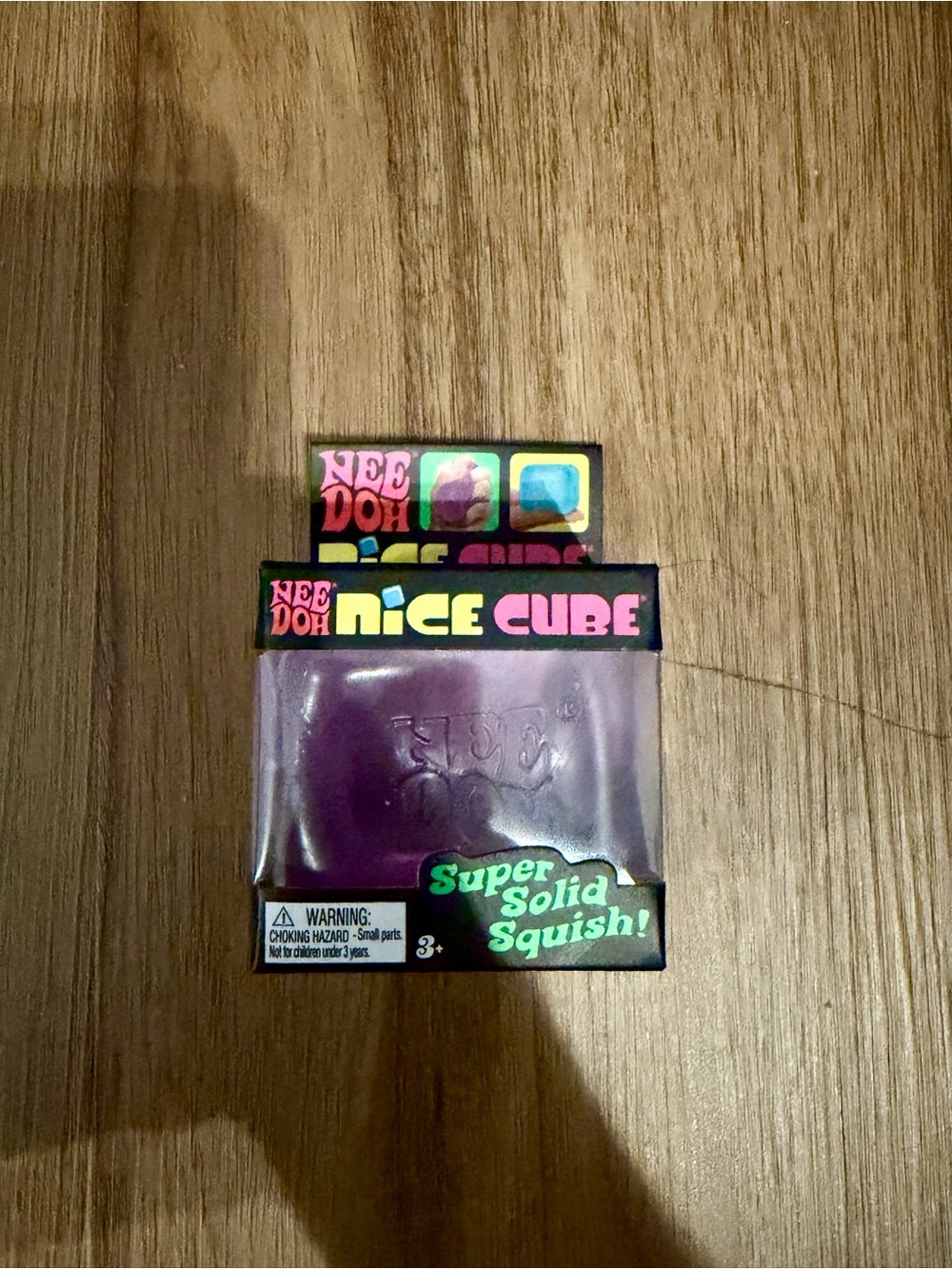 NeeDoh Nice Cube Purple Super Solid Squish